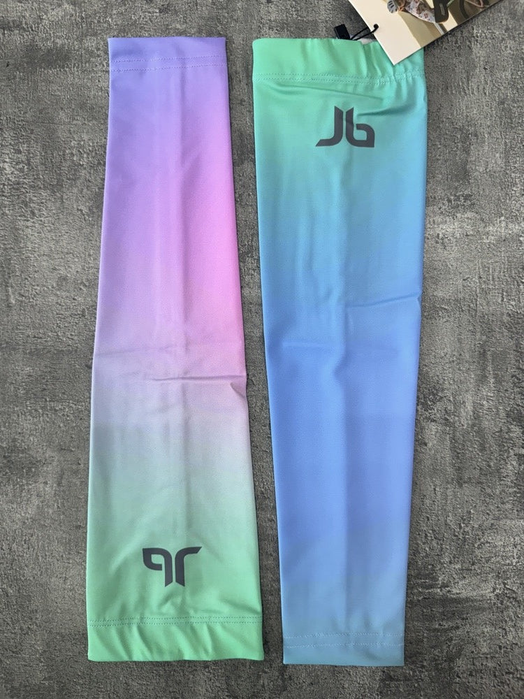 Johnber Compression Arm Sleeves Aurora/Blue