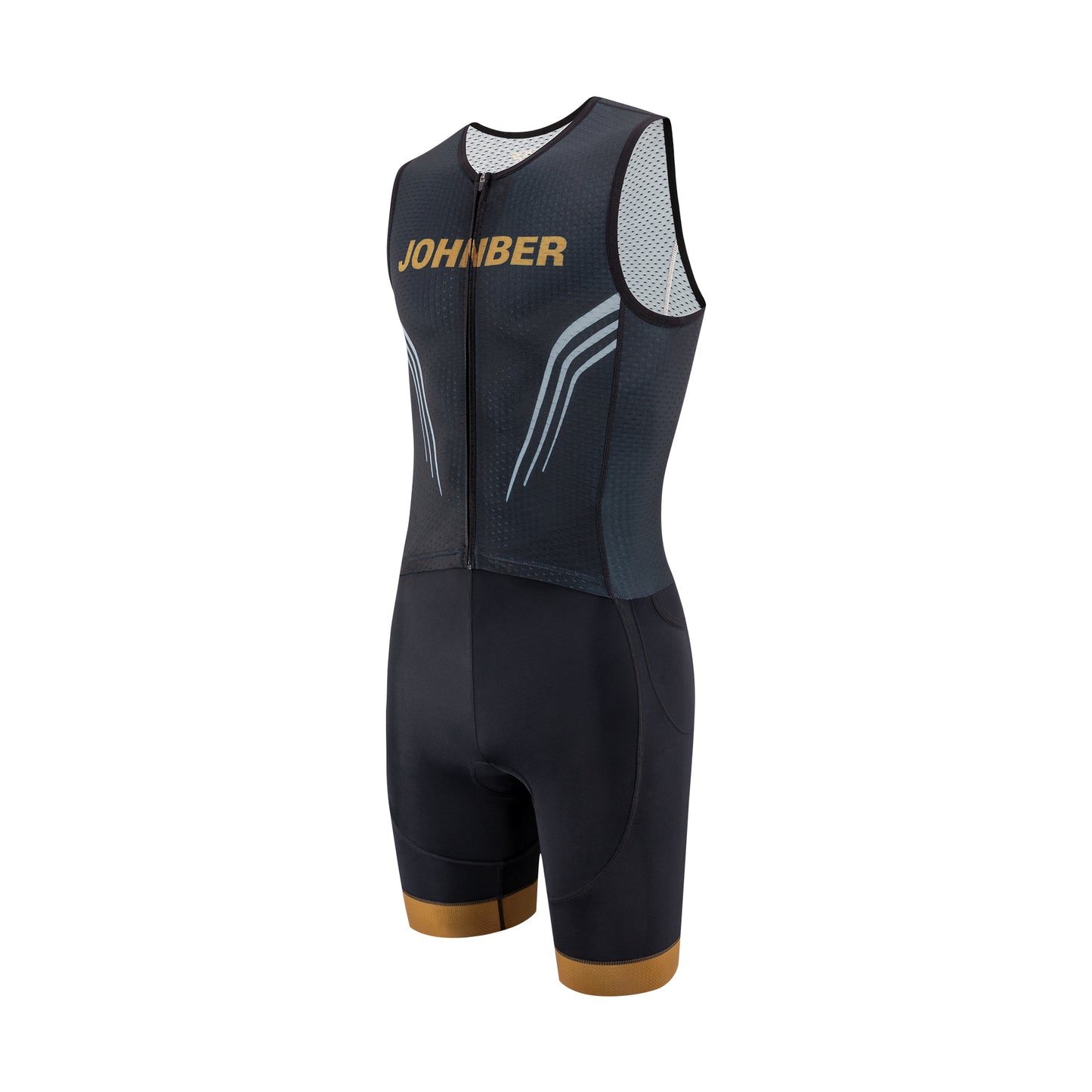 Johnber Triathlon Sleeveless Aerosuit BlackGold