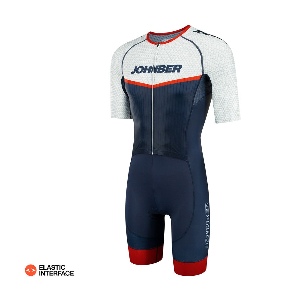 Johnber Triathlon Aerosuit Navey/White/Red