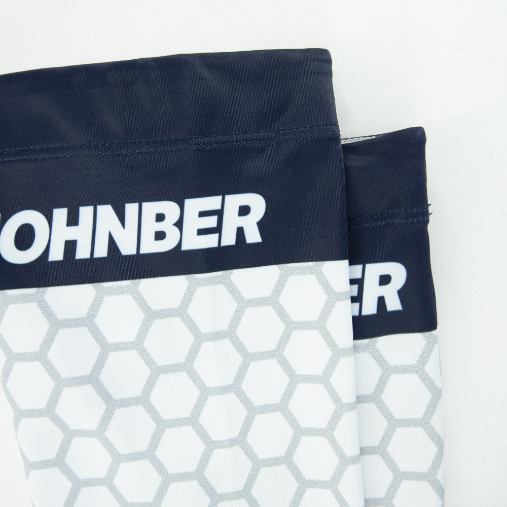 Johnber Compression Arm Sleeve White