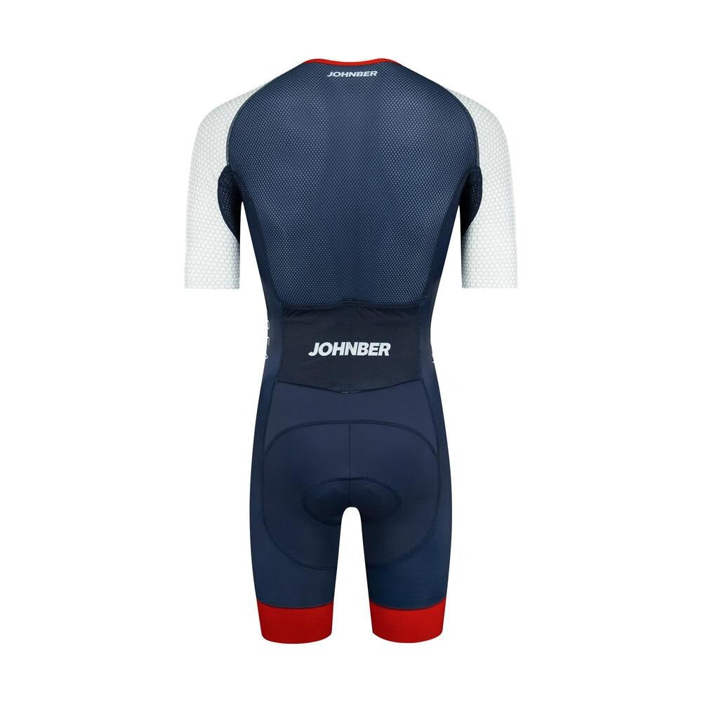 Johnber Triathlon Aerosuit Navey/White/Red