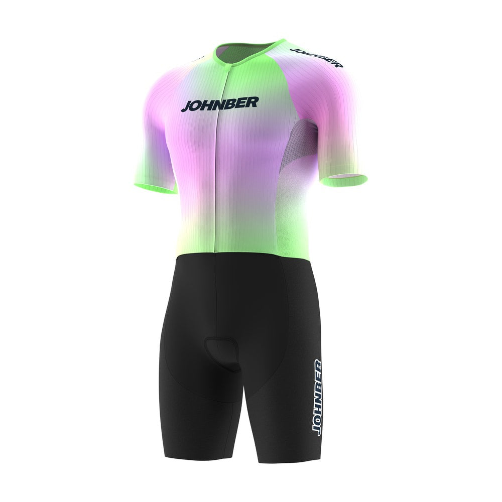 Johnber Triathlon Aerosuit Green/Purple