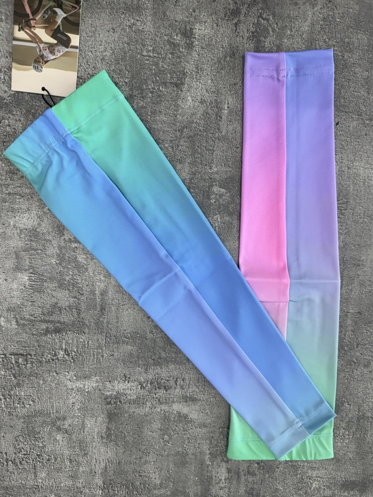 Johnber Compression Arm Sleeves Aurora/Blue