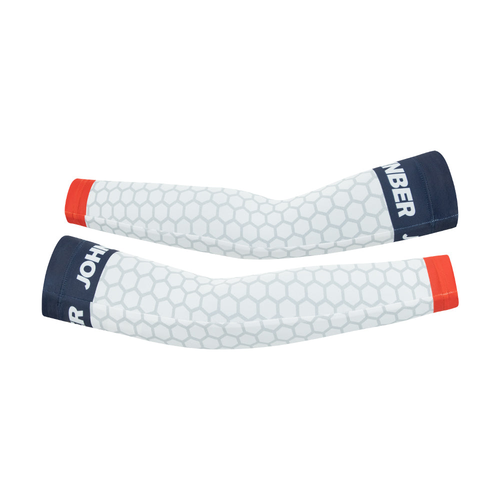 Johnber Compression Arm Sleeve White