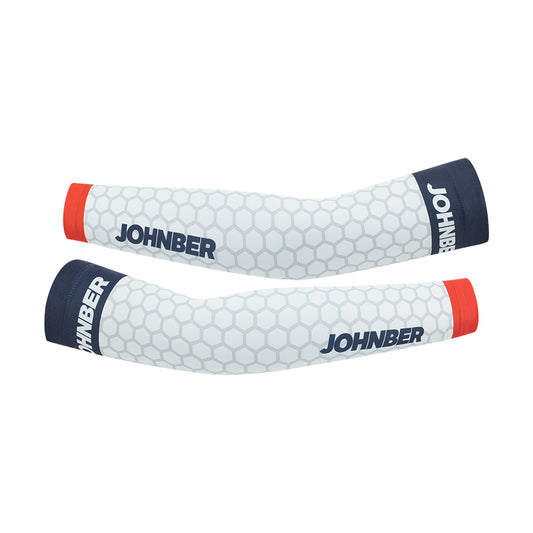 Johnber Compression Arm Sleeves White