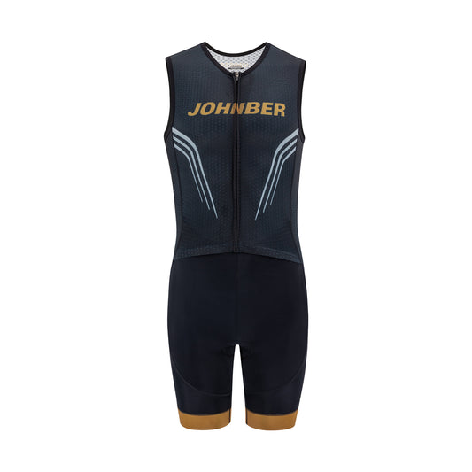 Johnber Triathlon Sleeveless Aerosuit BlackGold