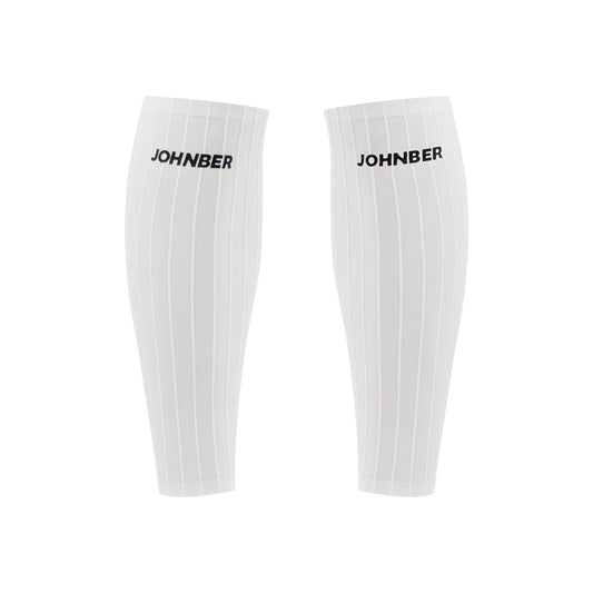 Johnber Compression Calf Sleeves White