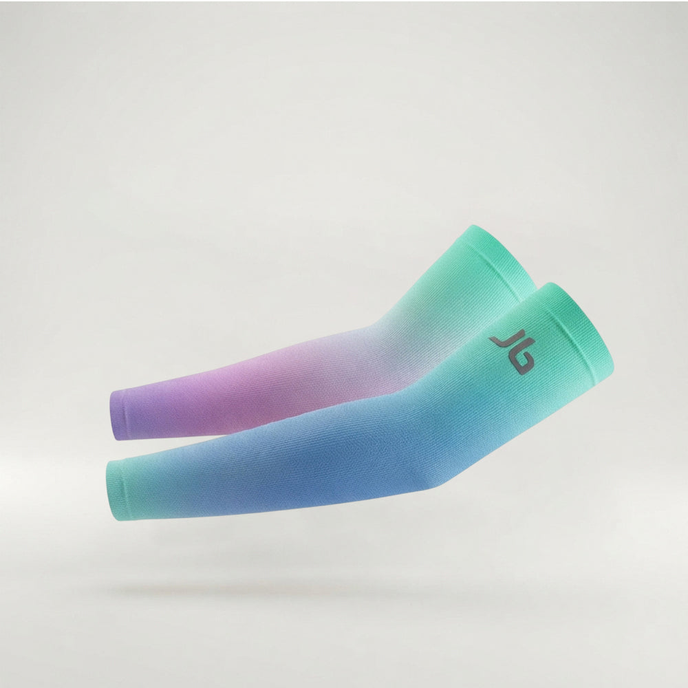 Johnber Compression Arm Sleeves Aurorablue