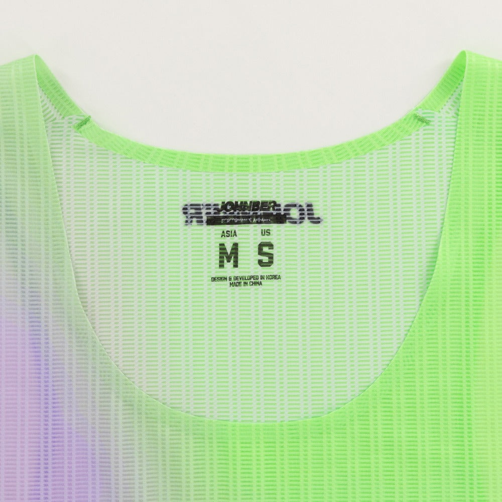 Johnber Lightweight Pro Singlet GreenPurple