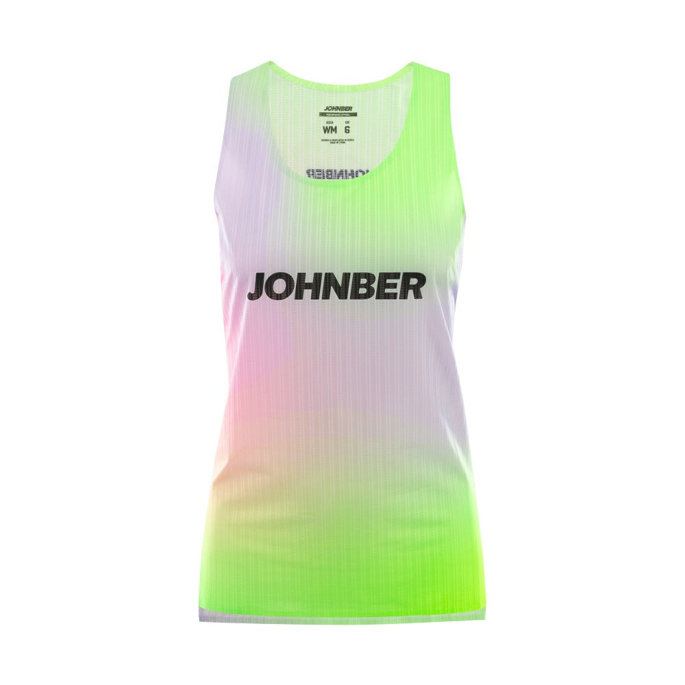 Johnber Lightweight Pro Singlet GreenPurple