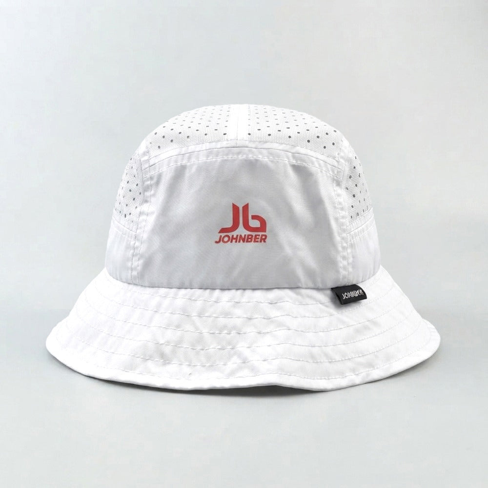 Johnber Running Bucket Hat White
