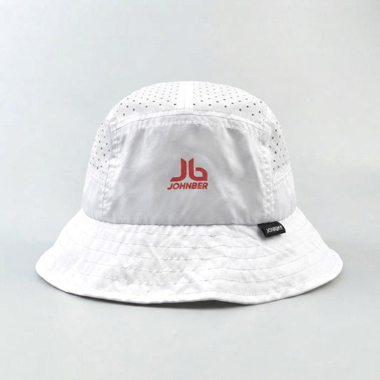 Johnber Running Bucket Hat White