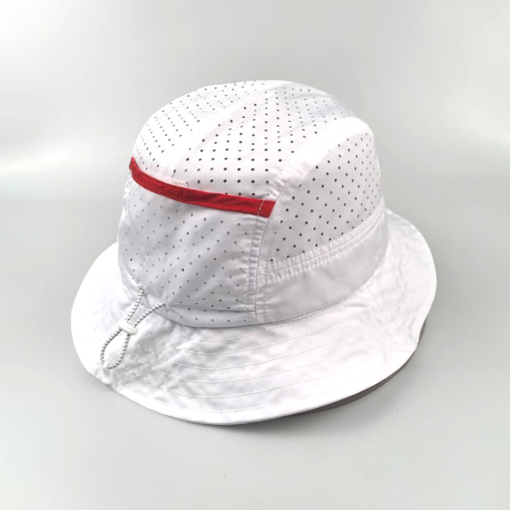 Johnber Running Bucket Hat White