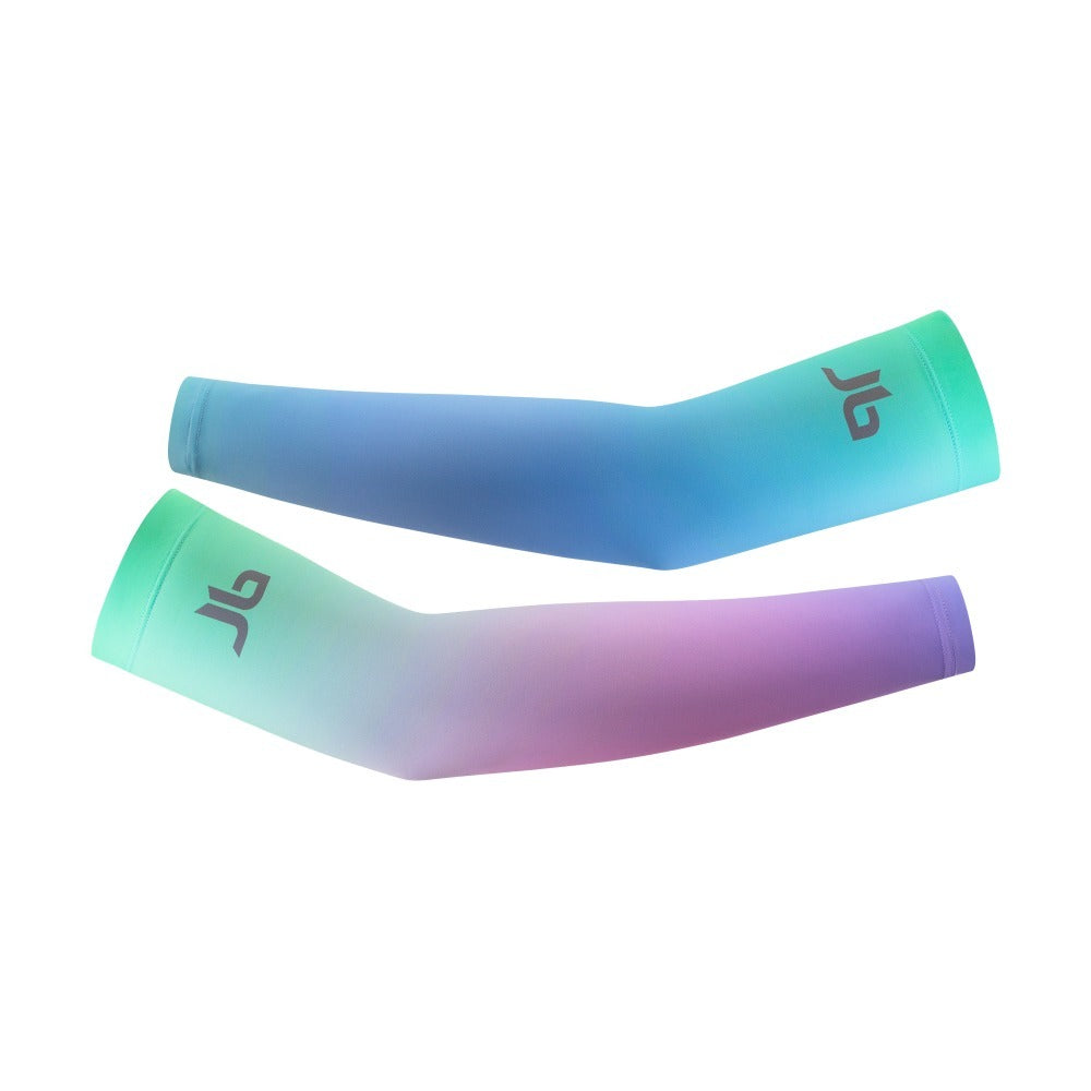 Johnber Compression Arm Sleeves Aurorablue