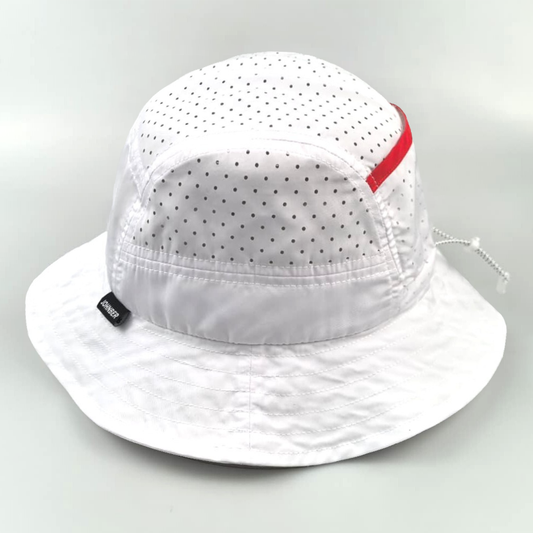 Johnber Running Bucket Hat White